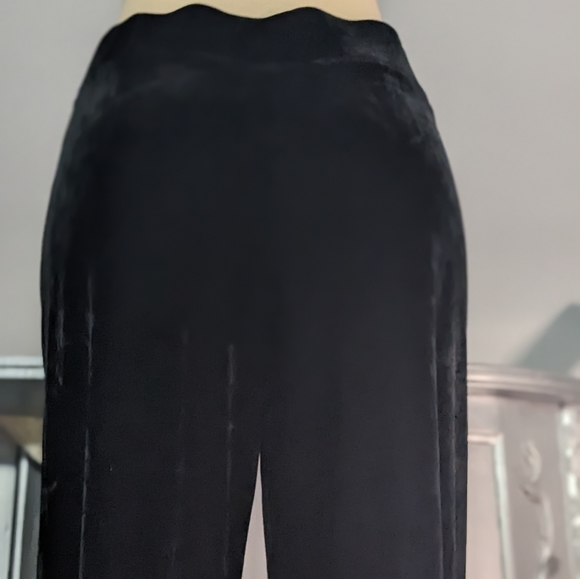 MOSSIMO Black Terciopelo bell Luxury Pants Size L Grande - Picture 2 of 16